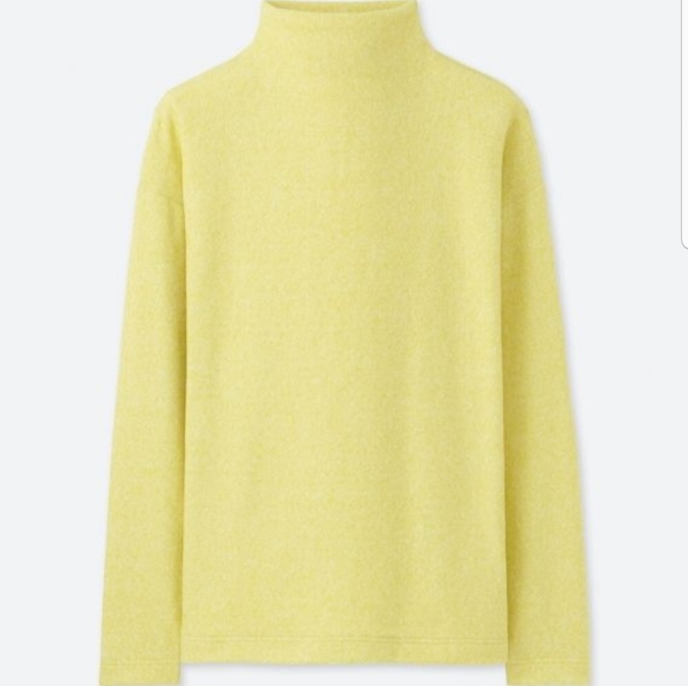 NWT Uniqlo Mock Neck Fleece Long Sleeve
